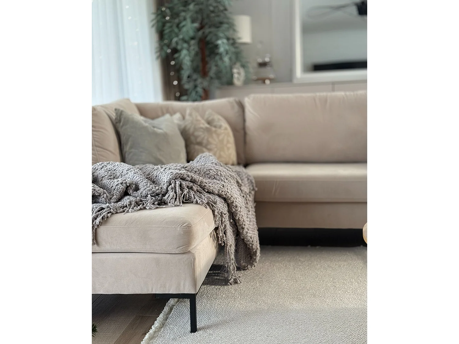 Couverture VELLA Coton 150 x 200 cm Gris