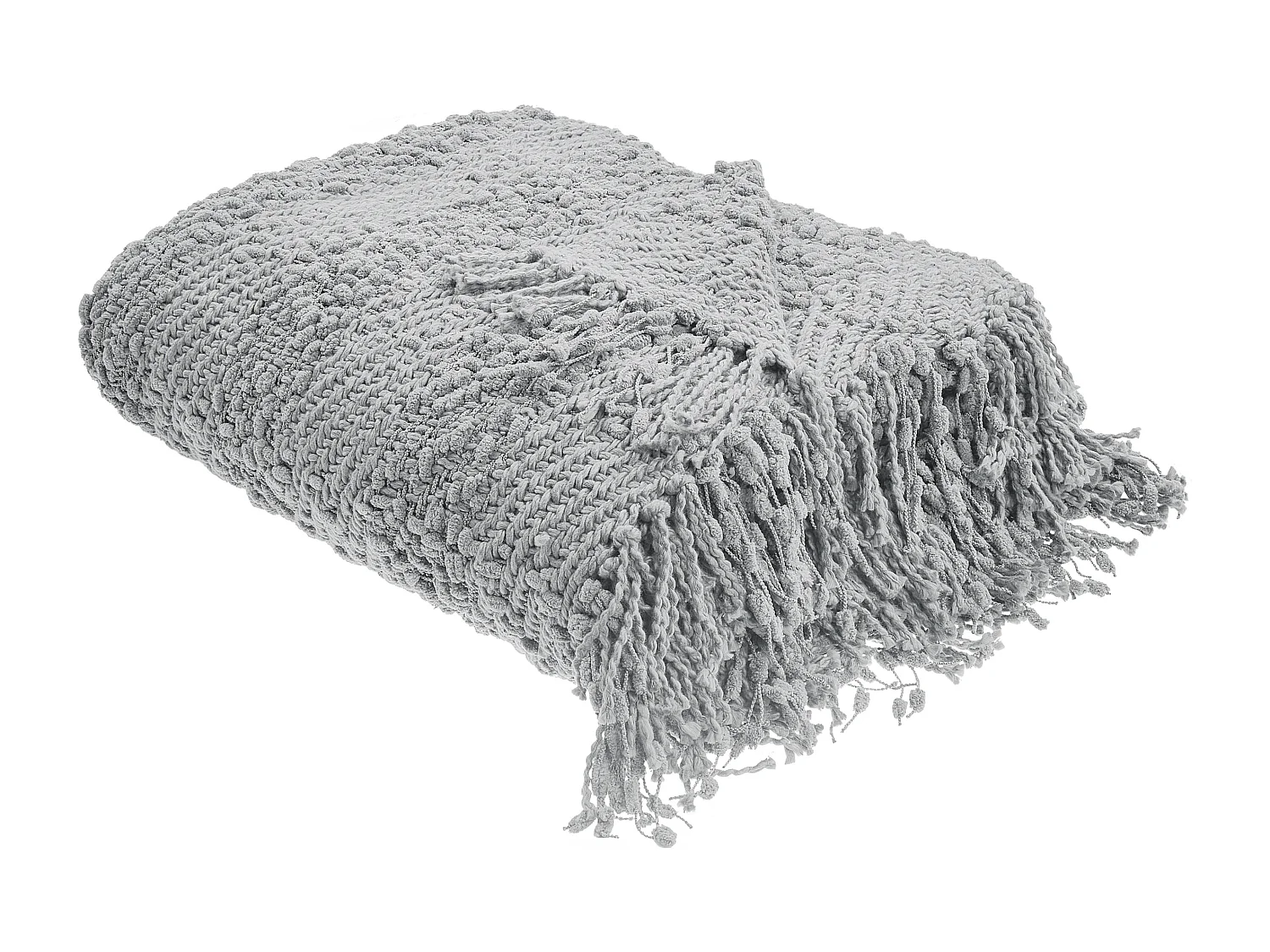 Manta VELLA Algodón 200 x 220 cm Gris