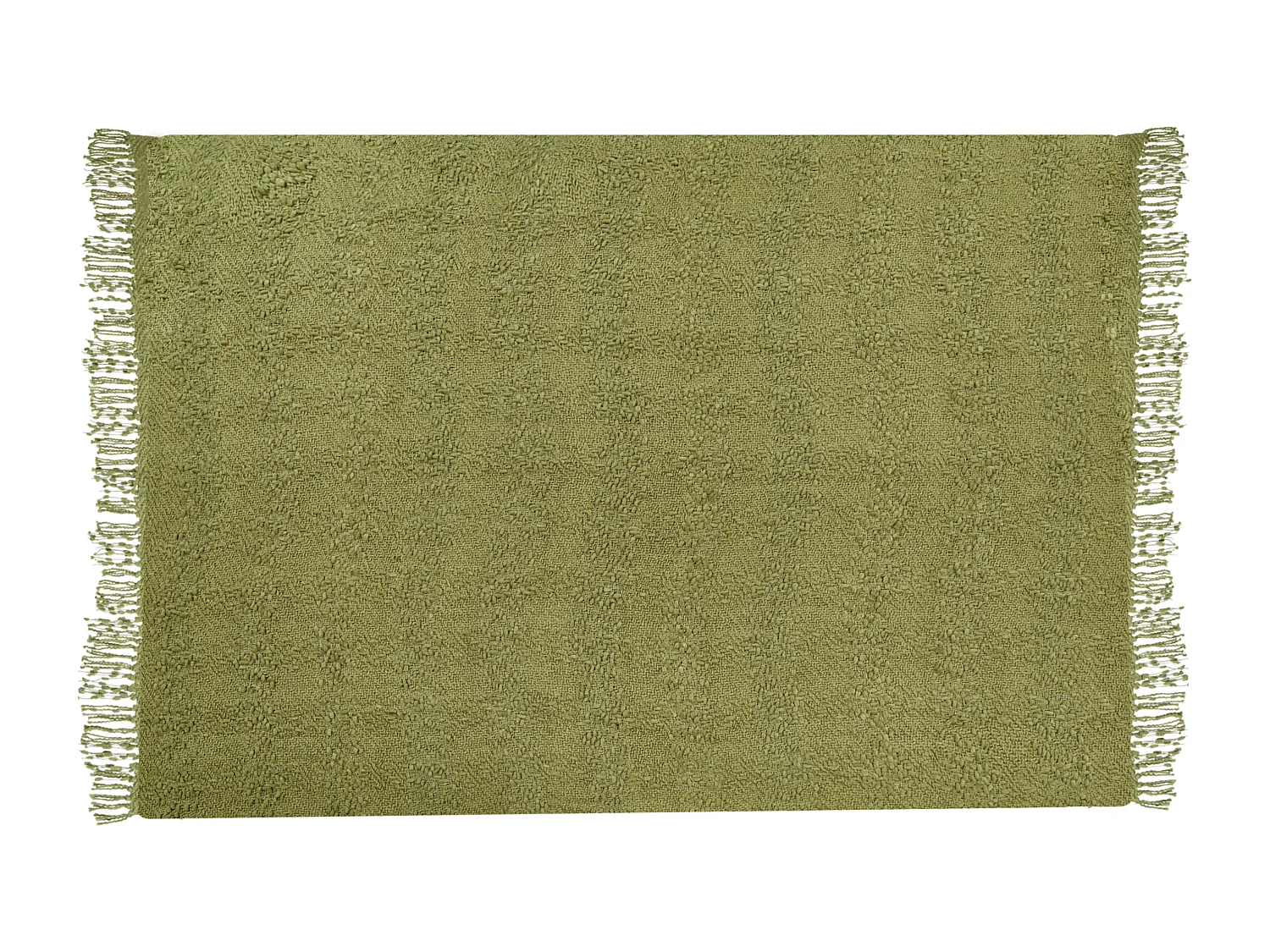 Plaid VELLA Katoen 150 x 200 cm Olijfgroen