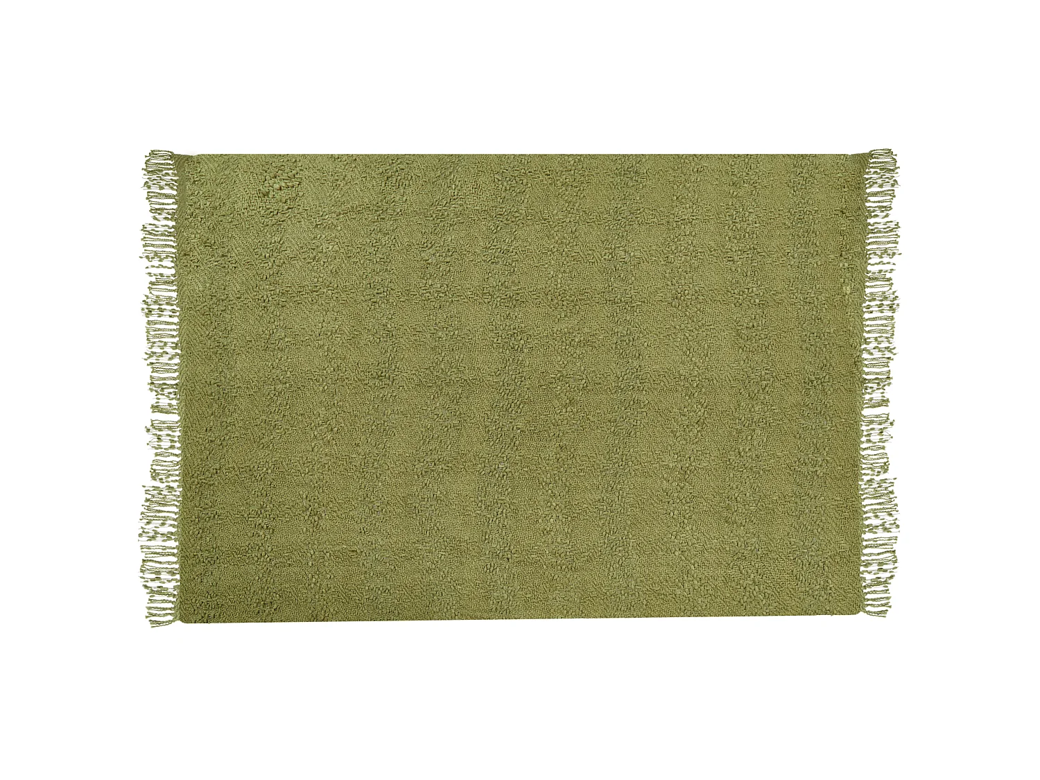 Coperta VELLA Cotone 150 x 200 cm Verde oliva