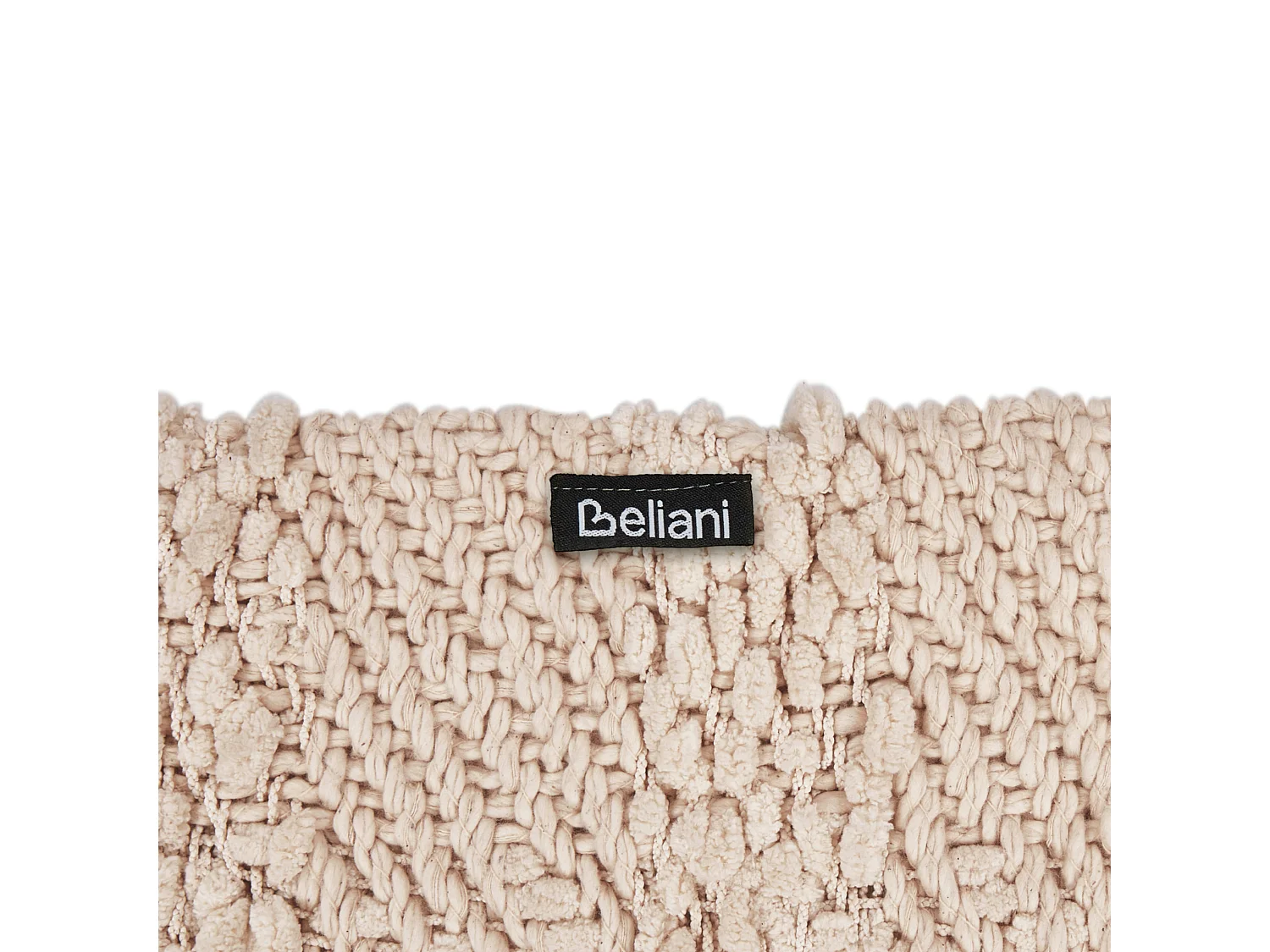 Couverture VELLA Coton 150 x 200 cm Beige clair