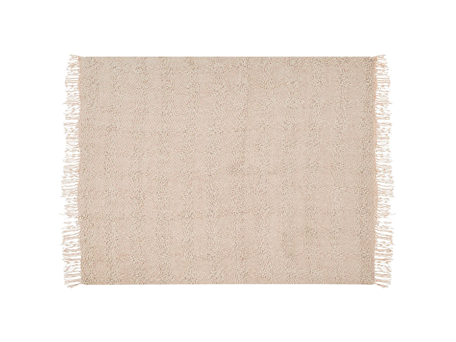 Coperta VELLA Cotone 150 x 200 cm Beige chiaro