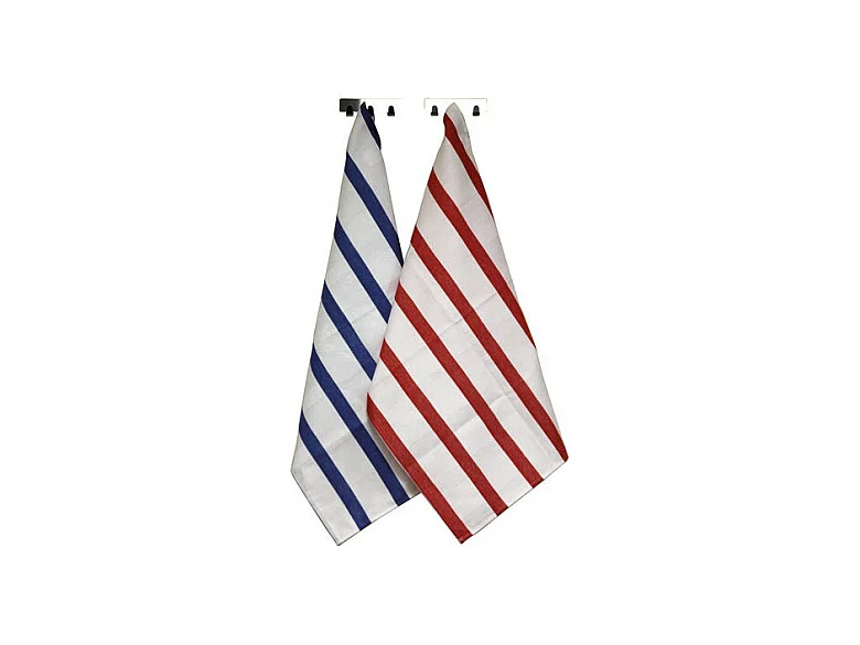 Paño de cocina Amelia Azul 50x70cm - 100% algodón fabricado en Francia