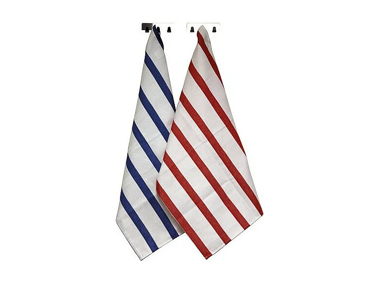 Theedoek Amelia Blauw 50x70cm - 100% katoen gemaakt in Frankrijk