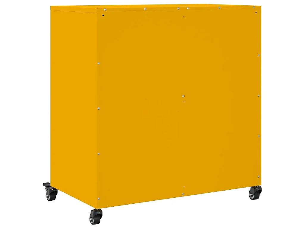 Sideboard Senfgelb 68x39x72 cm Stahl