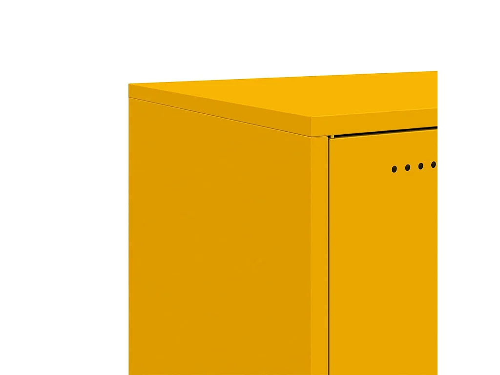 Sideboard Senfgelb 68x39x72 cm Stahl
