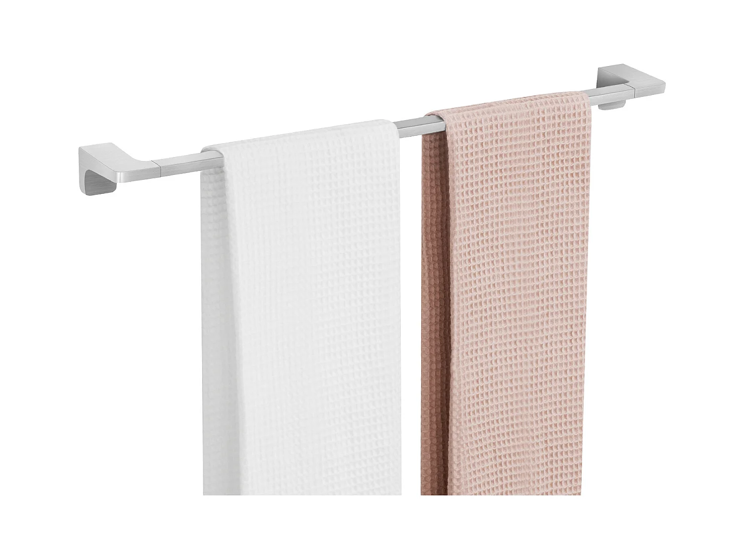 Cecipa max Multifunctioneel handdoekenrek 59CM kan 2 handdoeken ophangen, 304 roestvrijstalen handdoekenrek, geborsteld