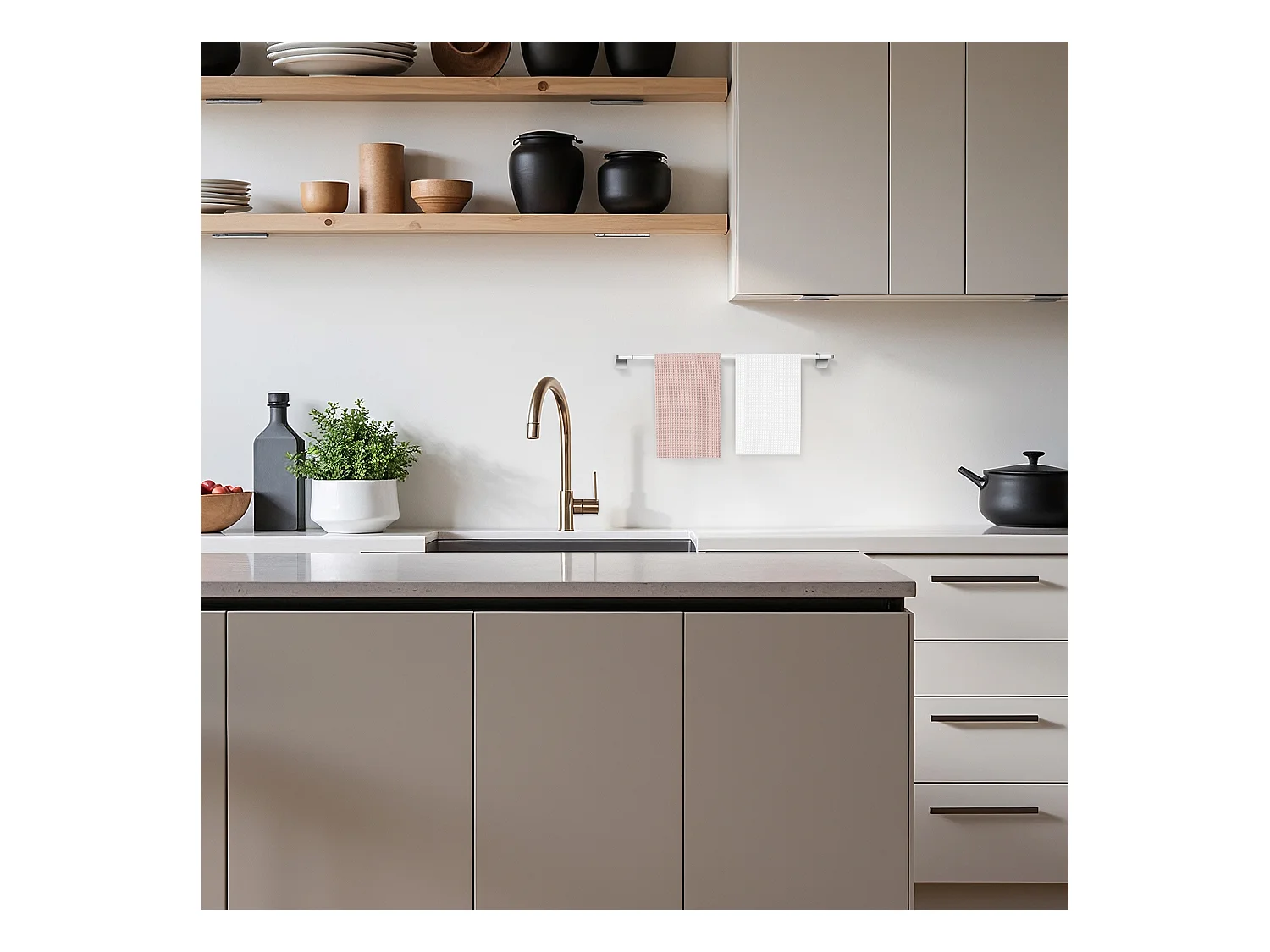 Cecipa max Porte-serviettes Multifonctionnel 59CM Peut accrocher 2 Serviettes,  Porte-serviettes en Acier Inoxydable 304, Brossé