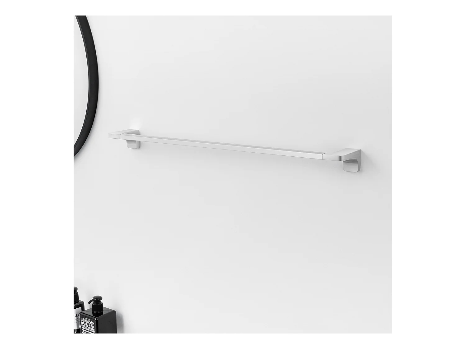 2PCS Cecipa max multifunctioneel handdoekenrek 59CM kan 2 handdoeken ophangen, 304 roestvrijstalen handdoekenrek, geborsteld