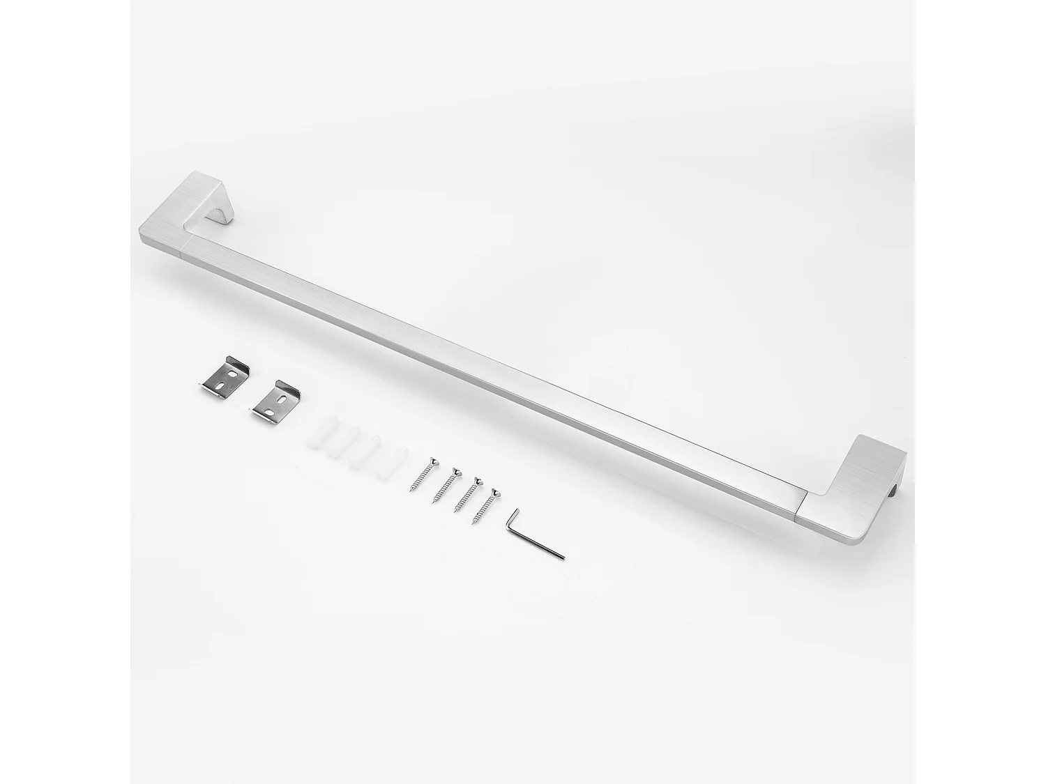 toalleros multifuncionales Cecipa max de 59 cm que pueden colgar 2 toallas, toallero de acero inoxidable 304, cepillado