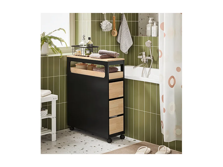 Komoda na kółkach, Wąskie szafki BZR54-SCH