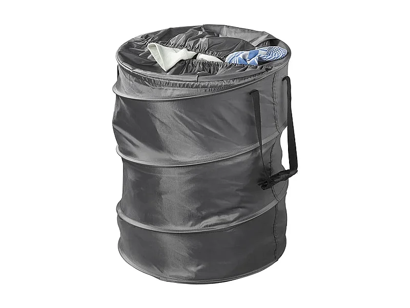 Cesto per Biancheria Pieghevole 46 X 60 Cm con Apertura Elastica e Maniglie