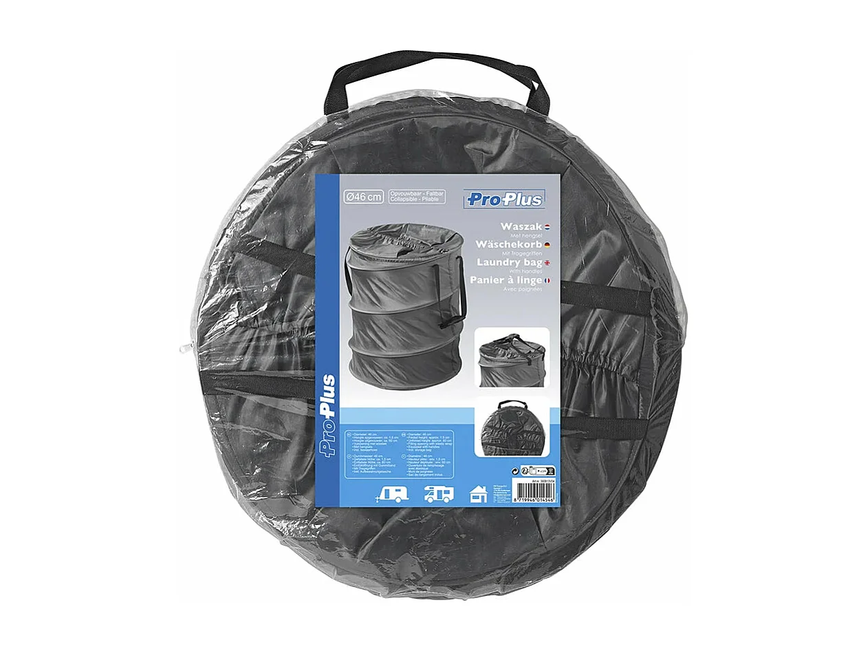 Cesto de Roupa Dobrável 46 X 60 Cm com Abertura Elástica e Alças