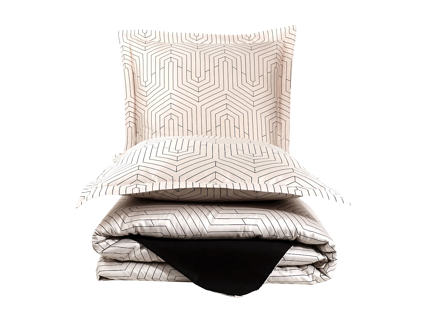 Jogo de cama para 2 pessoas 1 capa de edredão 240x220 cm+2 Fronhas 63x63 cm em cetim de algodão