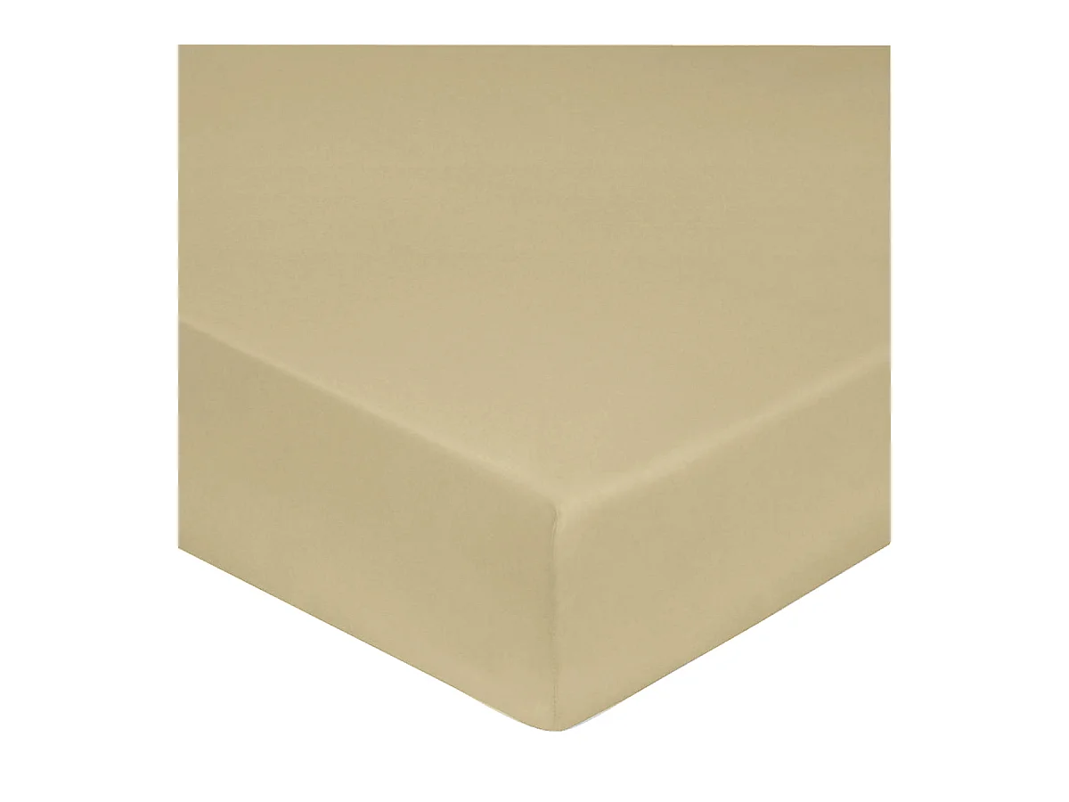 Drap housse 140x190 cm satin de coton