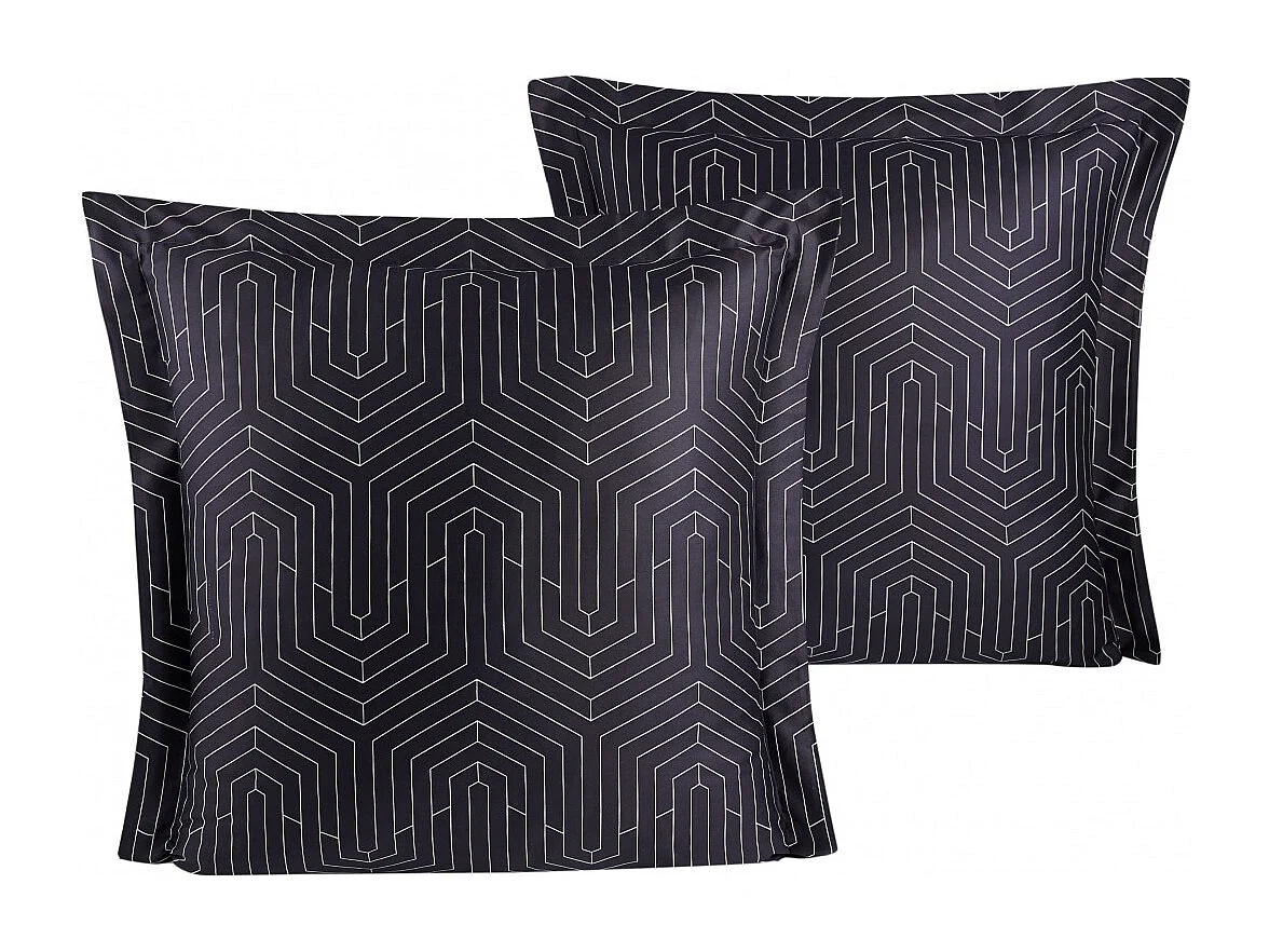 Set di 2 federe 63x63 cm cotone