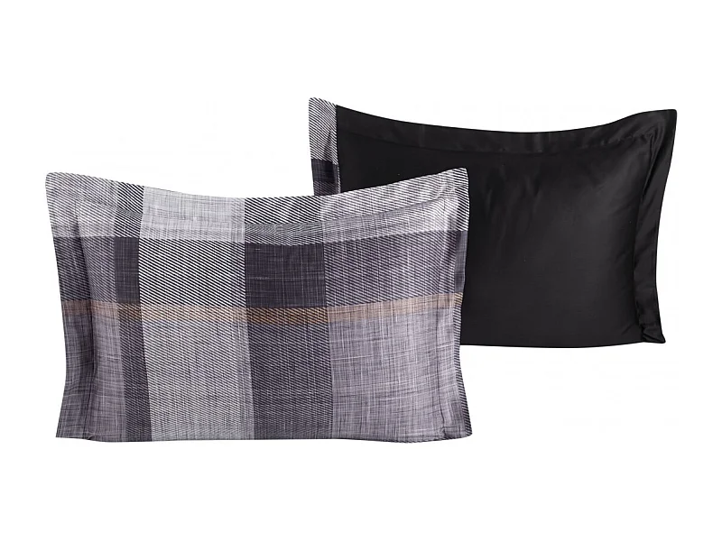 Set mit 2 Kissenbezügen 50x70 cm Baumwollsatin