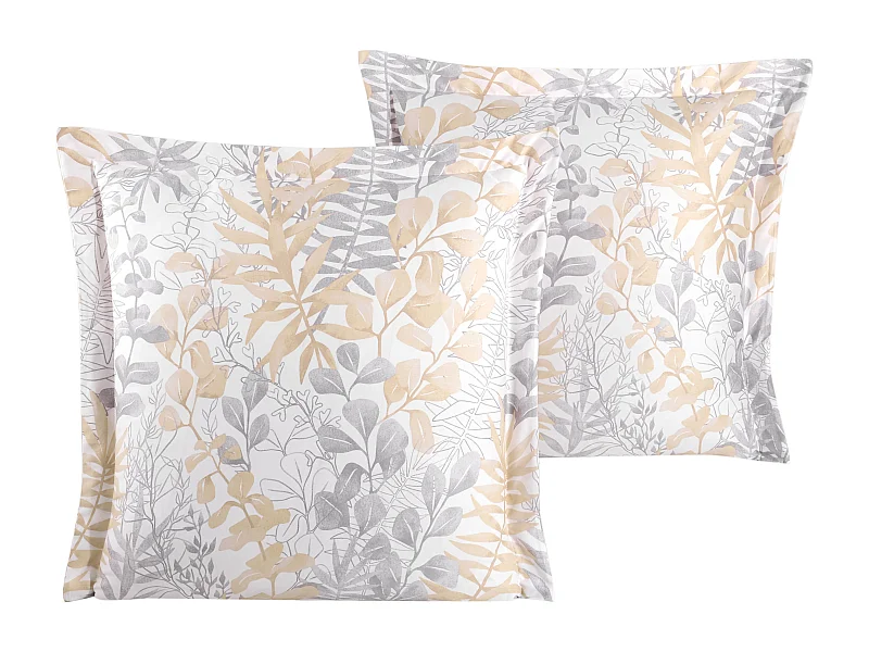 Set mit 2 Kissenbezügen 63x63 cm Baumwollsatin