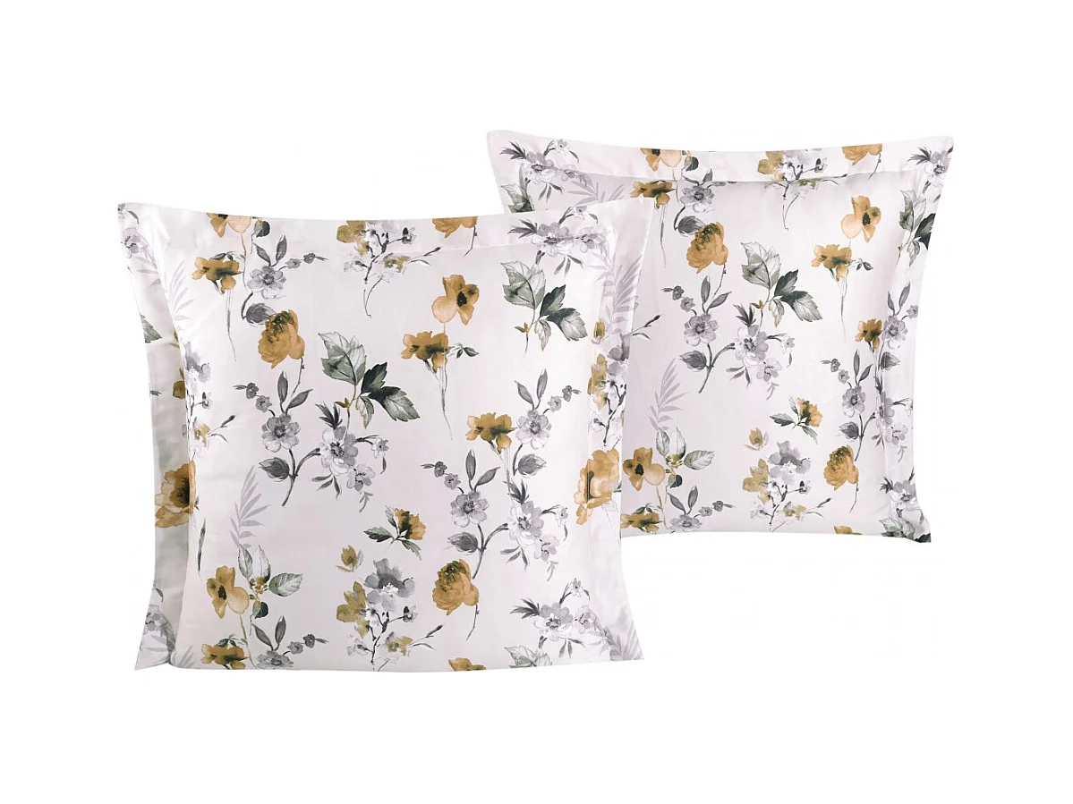 Set mit 2 Kissenbezügen 63x63 cm Baumwollsatin