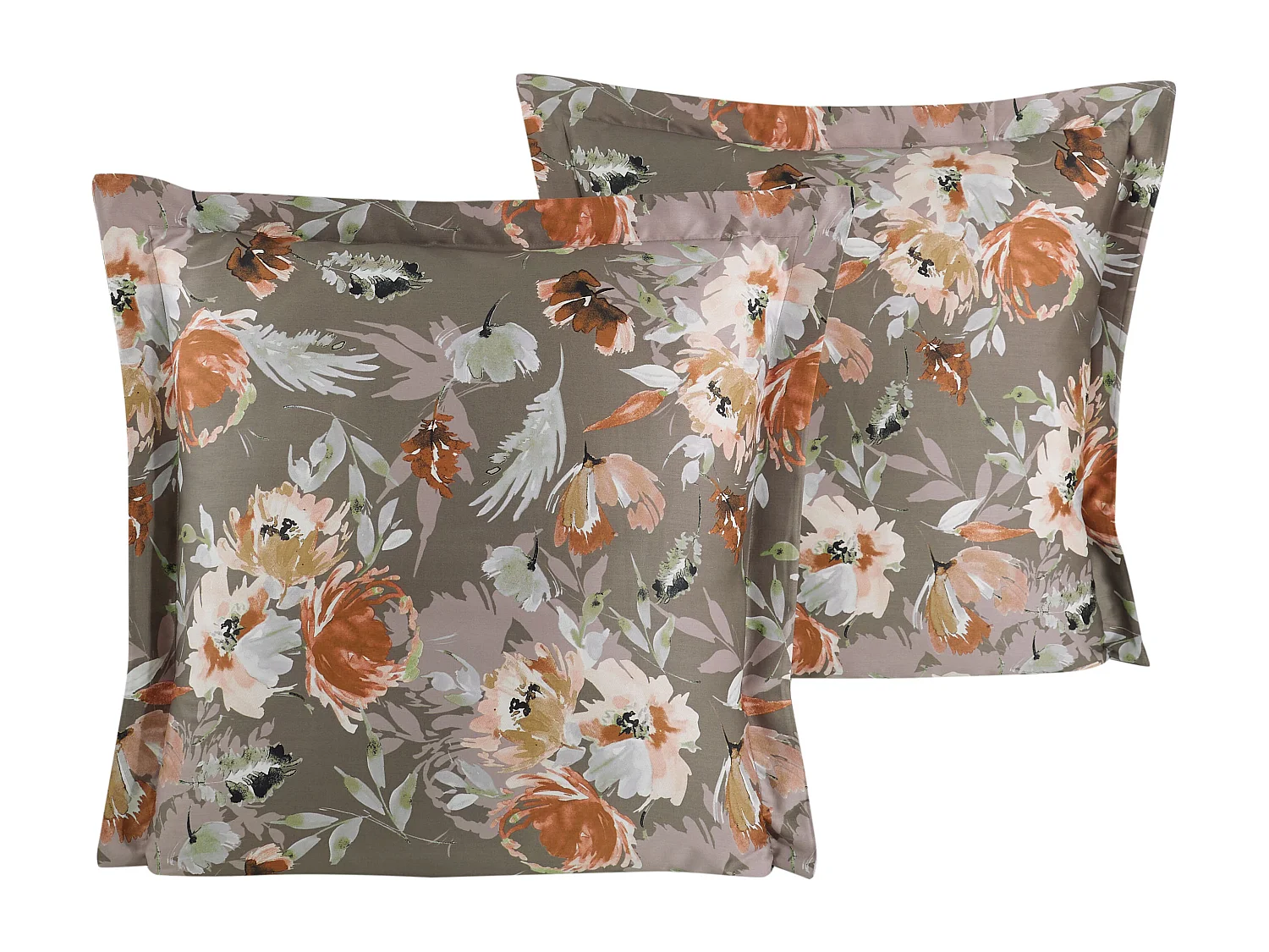 Set di 2 federe 63x63 cm cotone