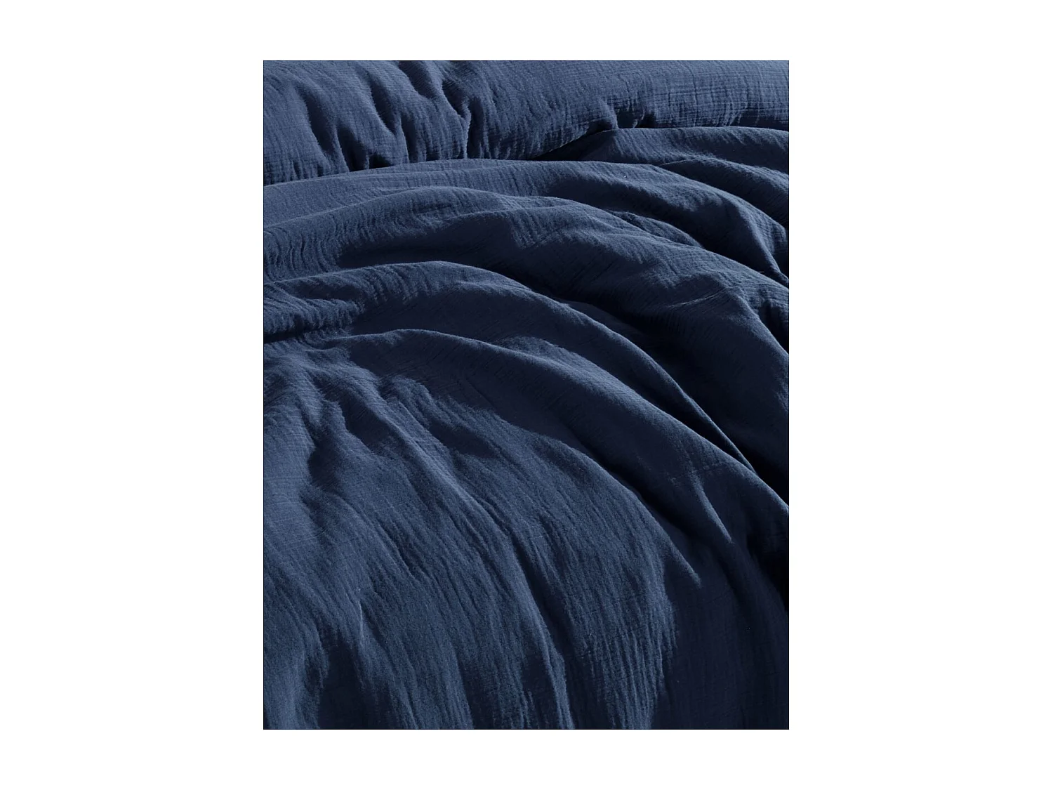 2 persoons beddengoed 240x220 cm+2 kussenslopen 65x65 cm in katoen gaas mousseline