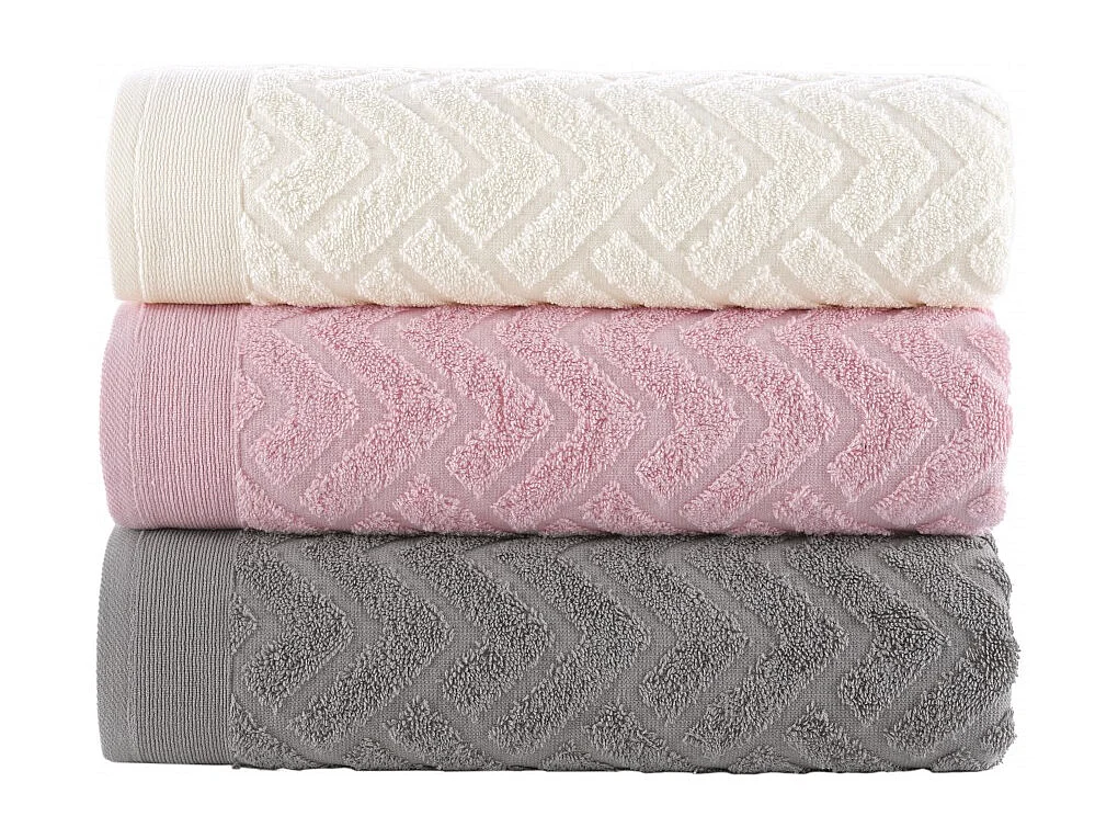 Lot de 3 serviette éponges 50x90cm  500gr/m2