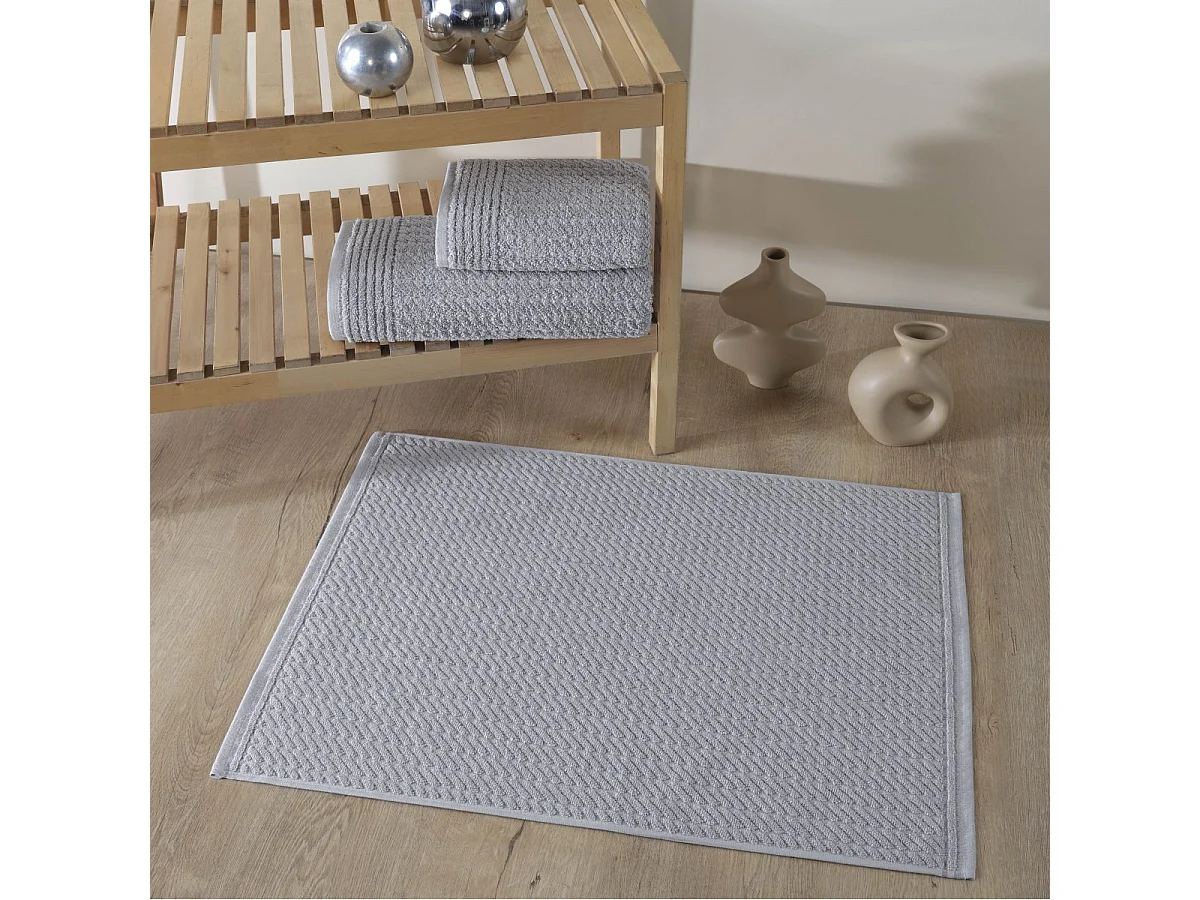 Lote de banho turco 3 peças Toalha 50x90 cm +70x140 cm 550gr/m², tapete de banho 50x70 cm 750gr/m²