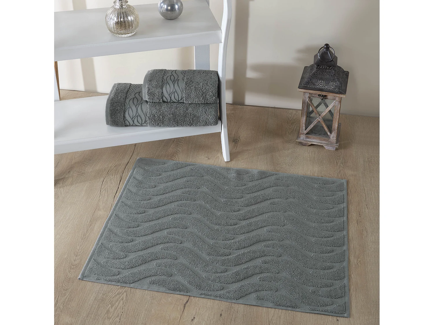 Lote de banho turco 3 peças Toalha 50x90 cm +70x140 cm 550gr/m², tapete de banho 50x70 cm 750gr/m²