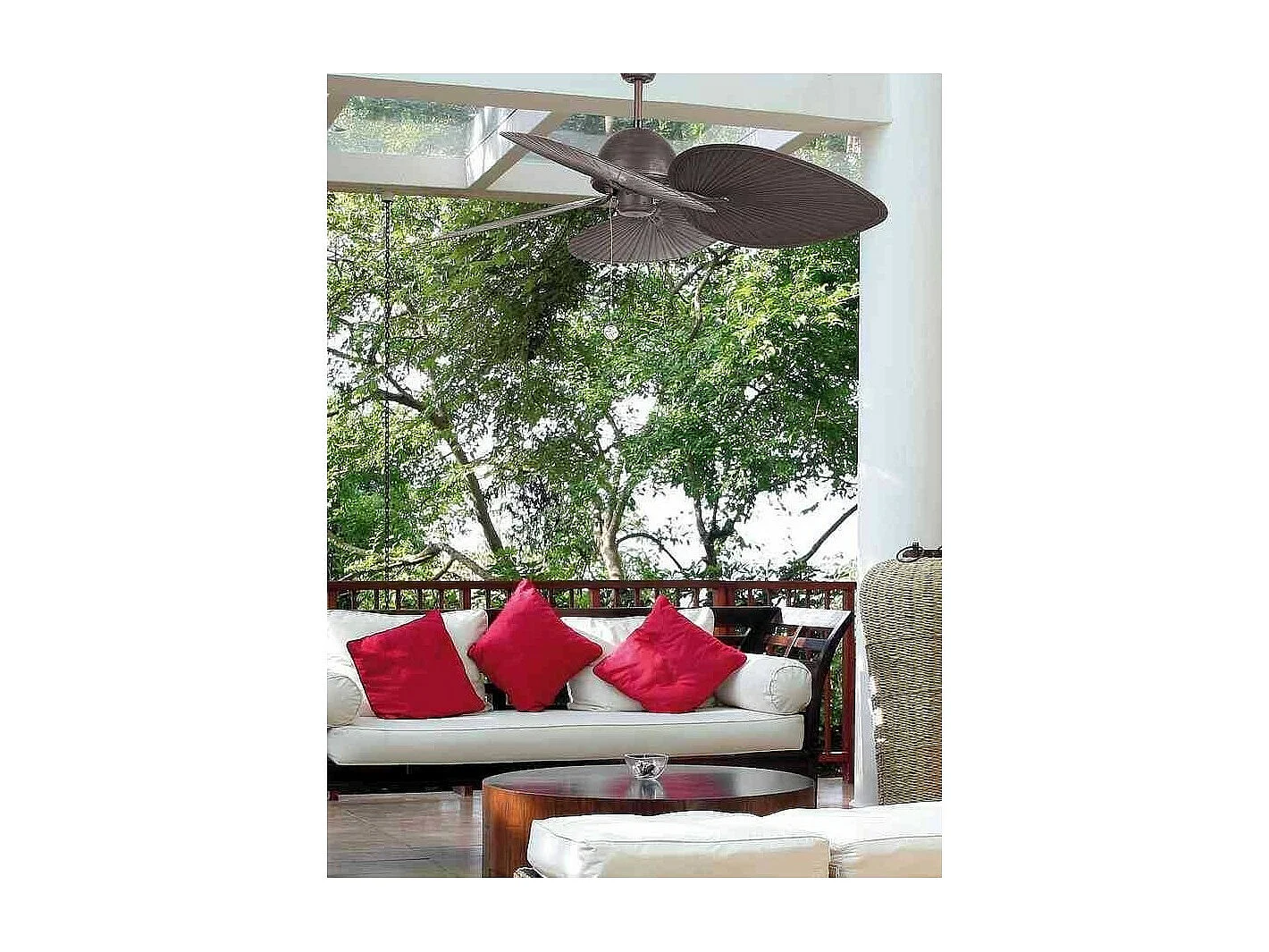 CUBA L Brązowy wentylator