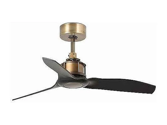 JUST FAN XS Oud goud/zwarte plafondventilator 81cm