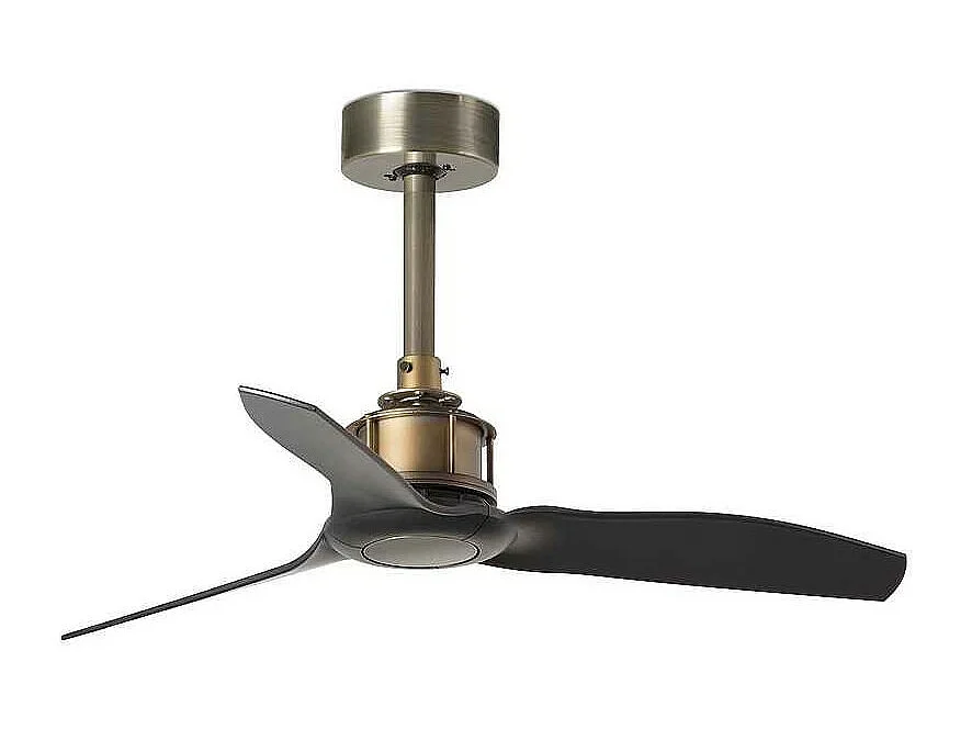 JUST FAN XS Ventilatore da soffito oro vecchio/nero 81cm