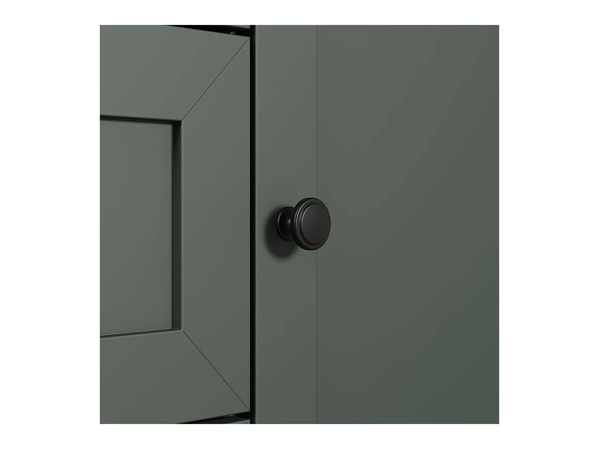Stanton kommode groen, eik decor.