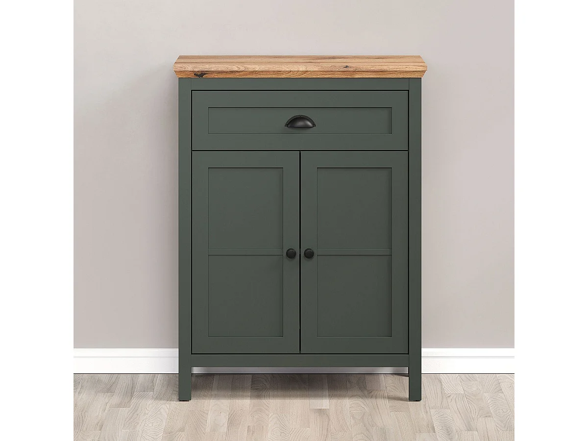 Rangement 2 portes et 1 tiroir L77 cm - Stanton