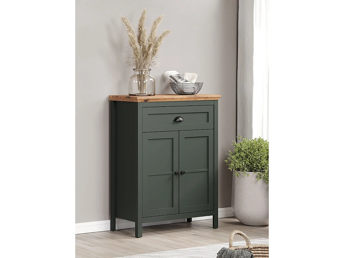 Rangement 2 portes et 1 tiroir L77 cm - Stanton