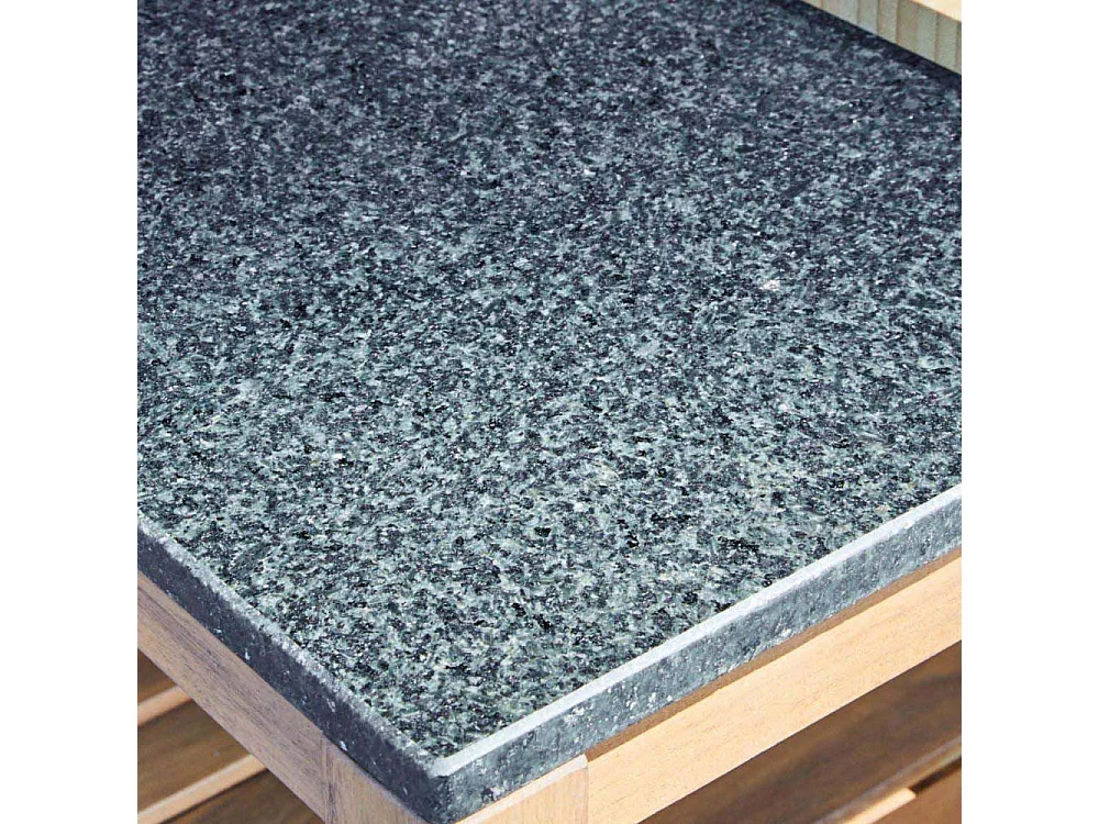 Meuble de rangement 2 portes cuisine extérieure en acacia Fidji