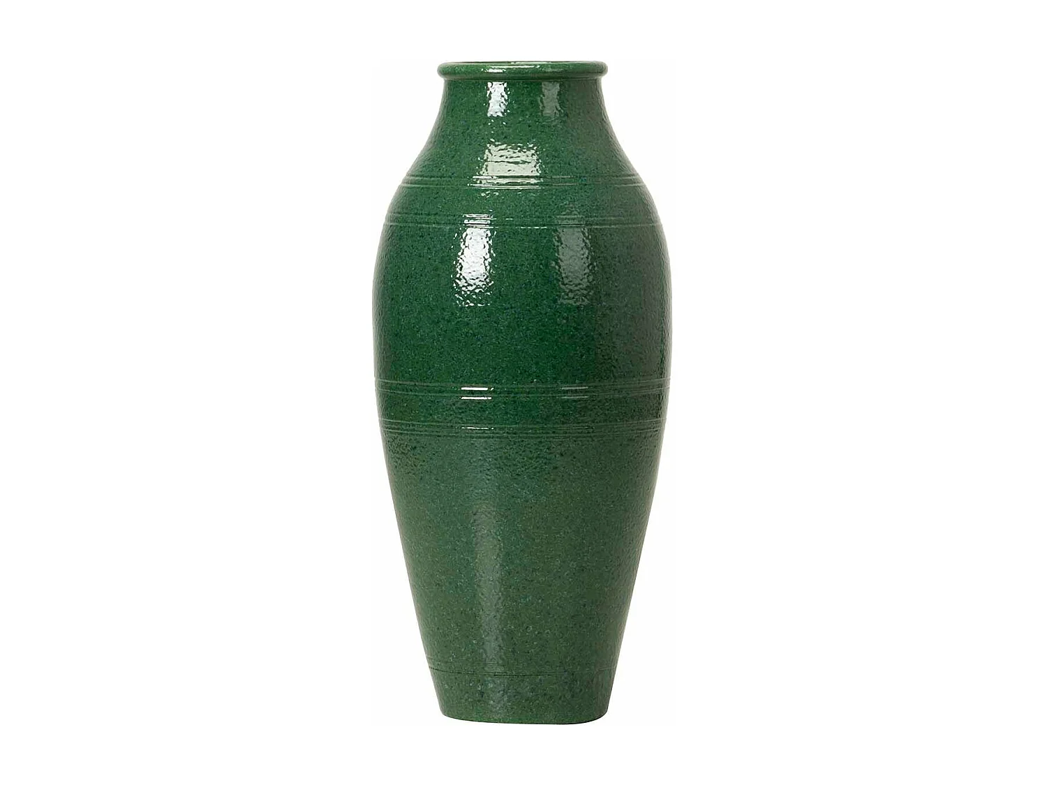 Florero Ceramica Verde 26x26x60 Cm