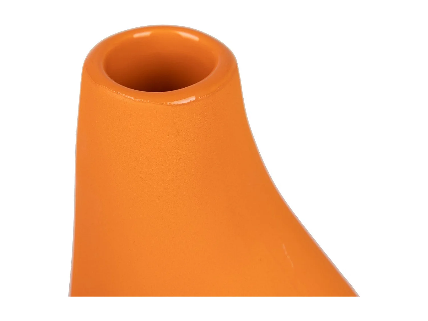 Florero Ceramica Color Naranja Zante 18x8x30 Cm