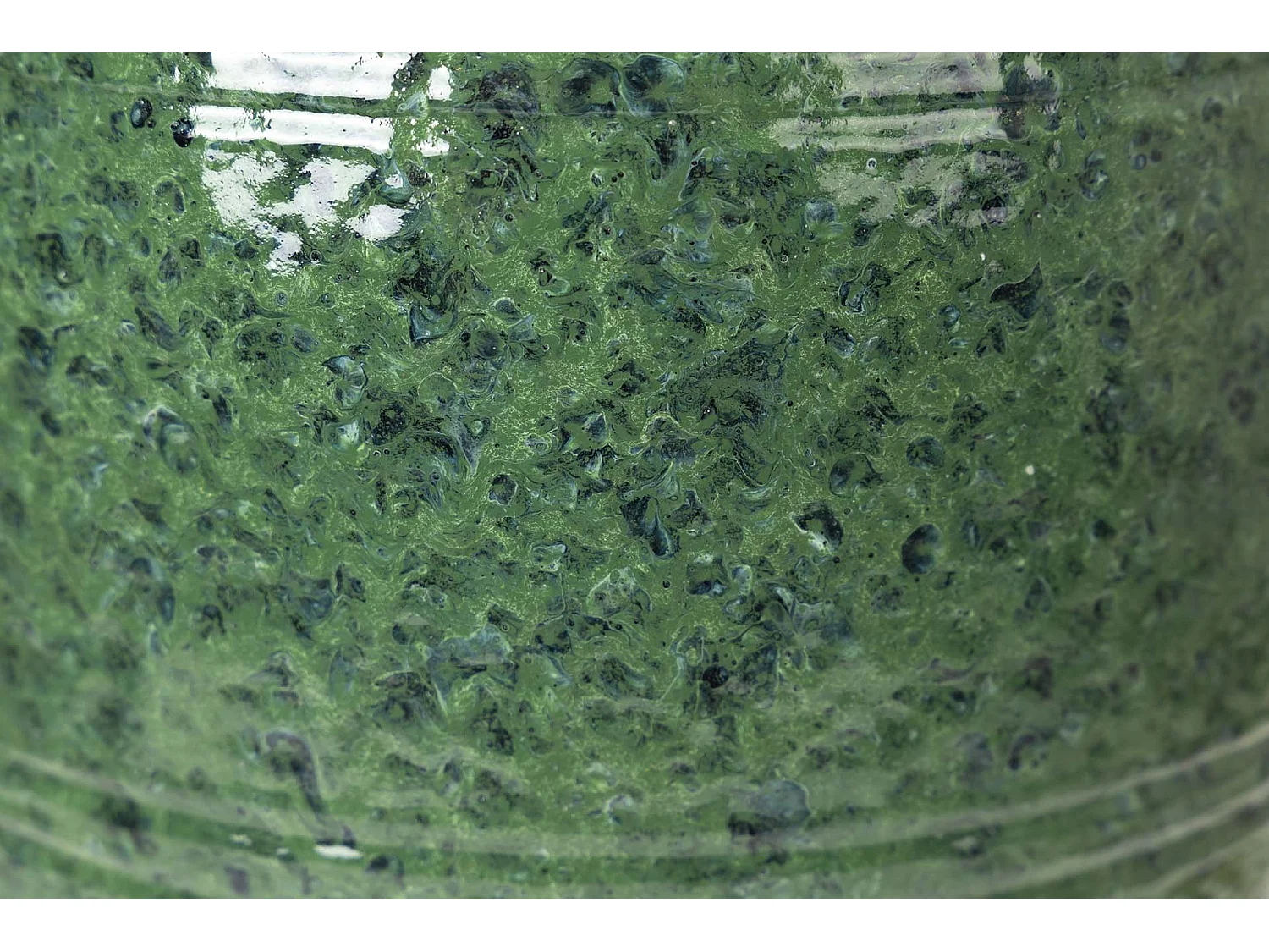 Florero Ceramica Verde 19x19x30 Cm