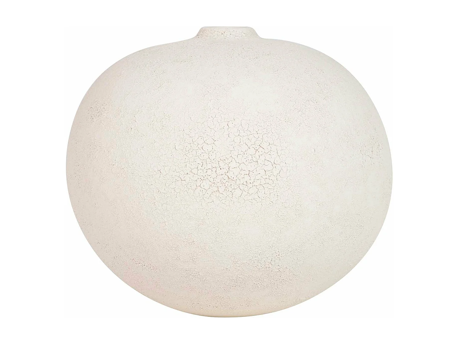 Florero Ceramica Beige 28x28x25 Cm