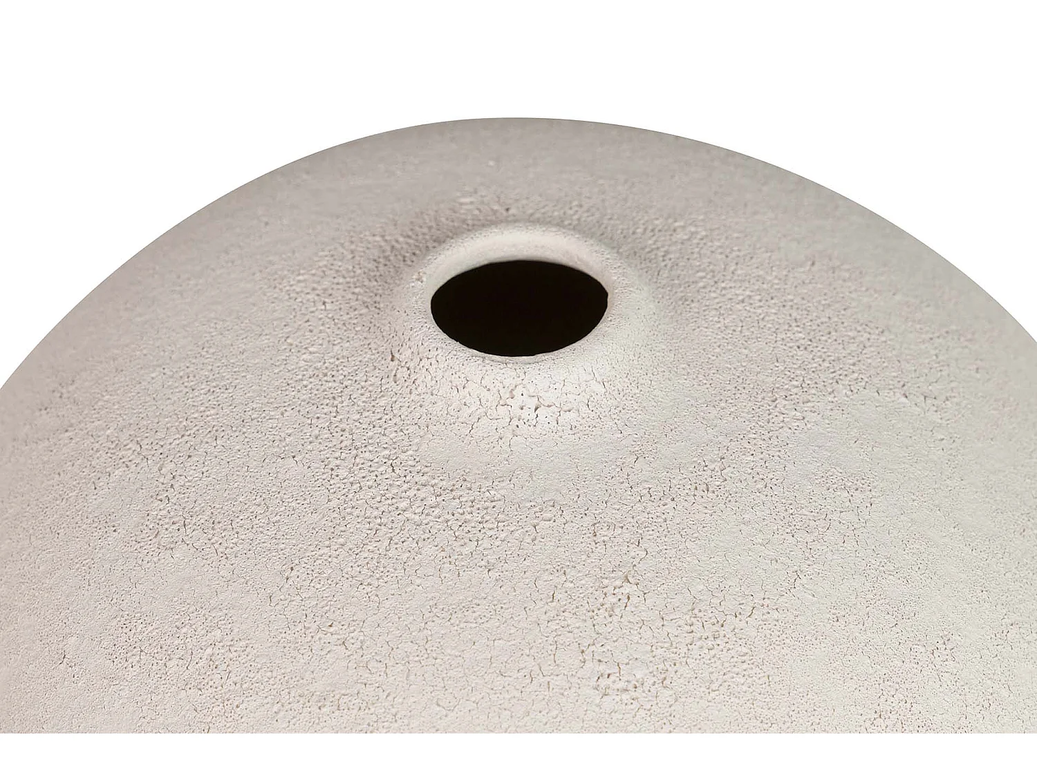 Florero Ceramica Beige 28x28x25 Cm