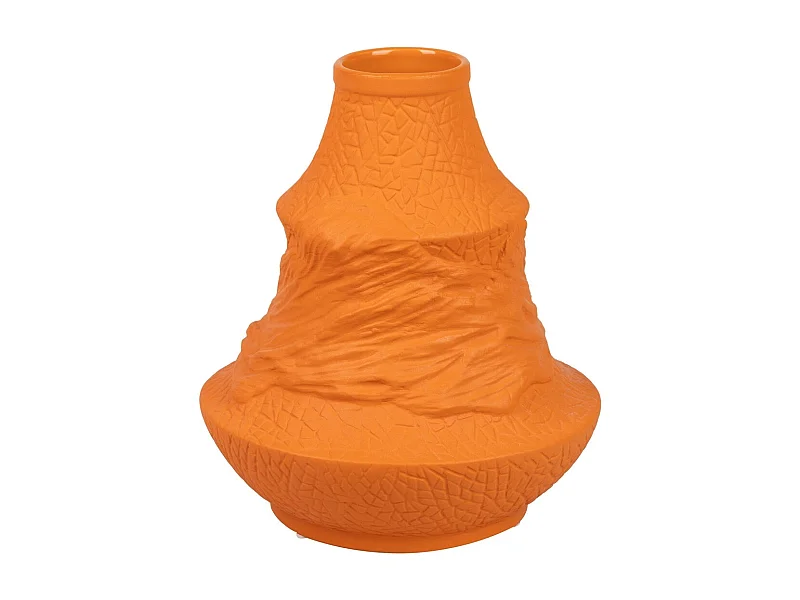 Florero Ceramica Color Arcilla Paxos 21x7x25 Cm