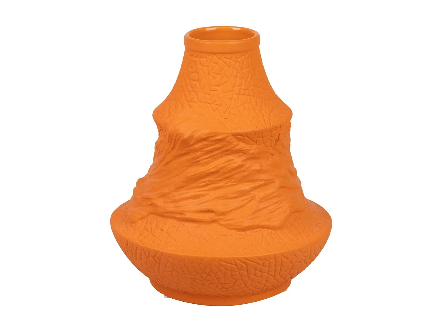 Florero Ceramica Color Arcilla Paxos 21x7x25 Cm