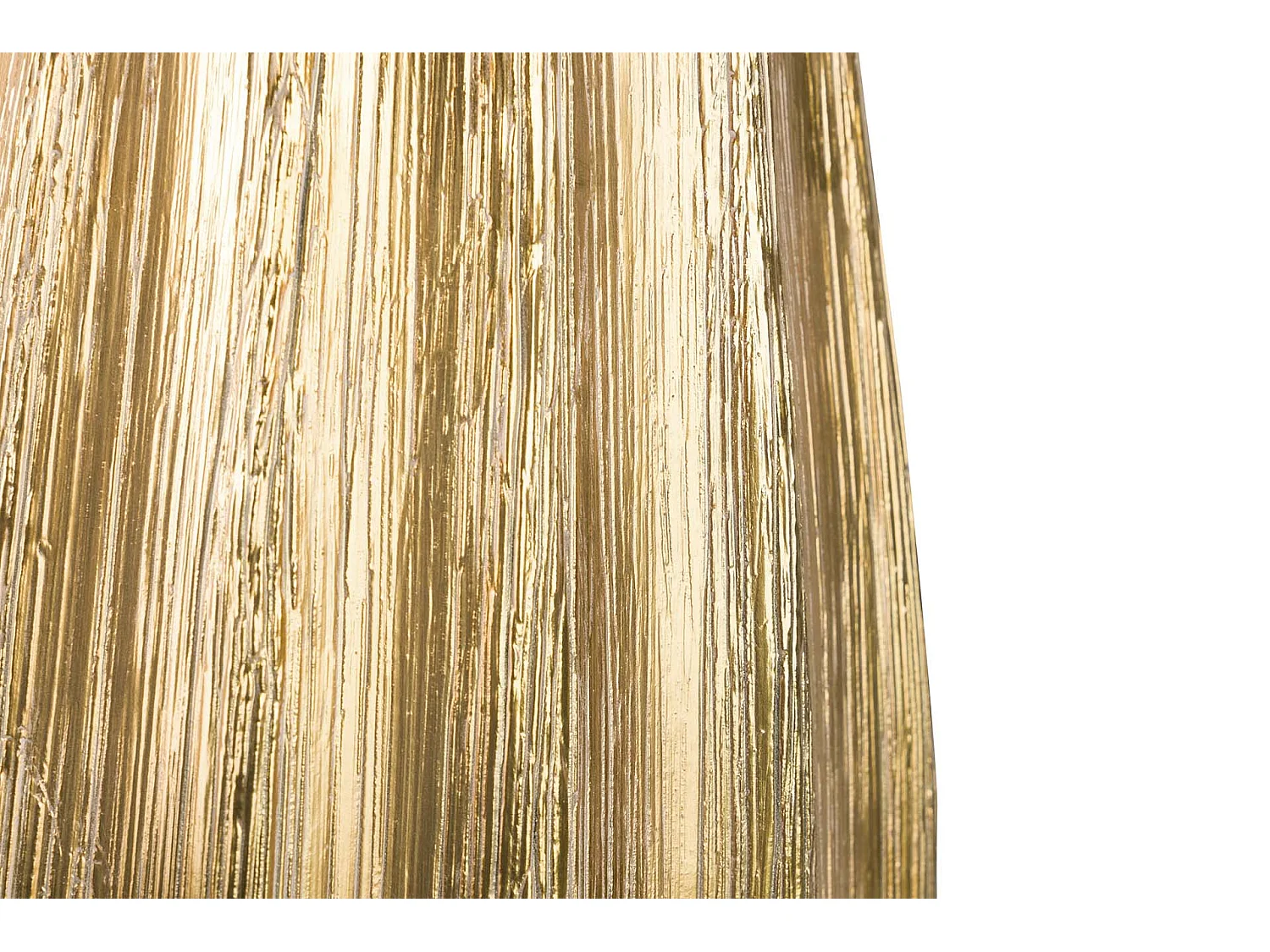 Florero Ceramica Dorada 21x21x30 Cm