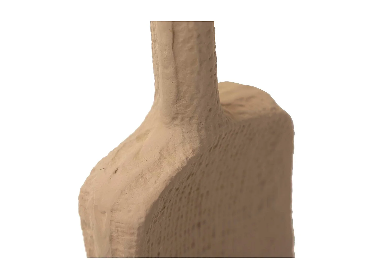 Florero Aluminio Beige 13x5x32 Cm