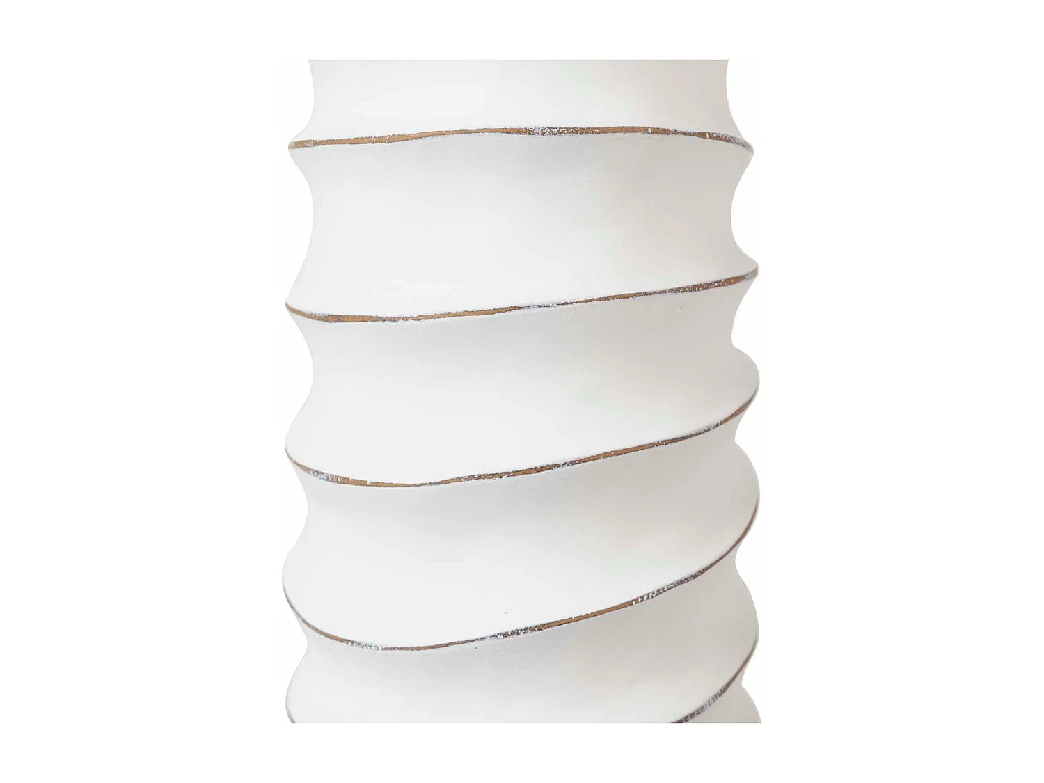 Florero Resina Blanco Marron 15x15x60 Cm