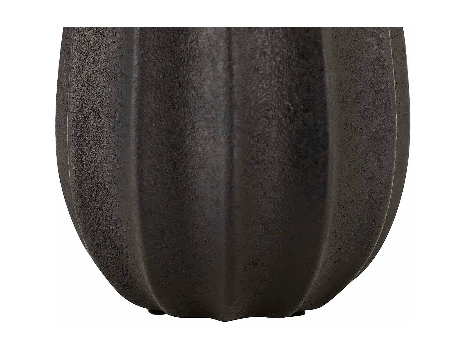 Florero Ceramica Negro 19x19x26 Cm