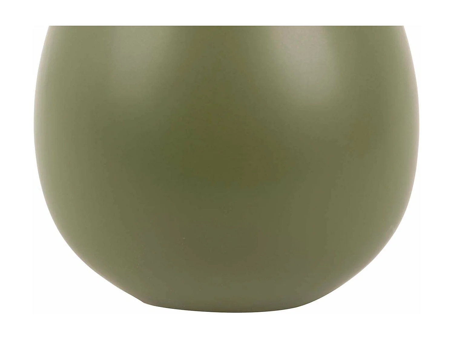 Florero Ceramica Asas Verde Mate 20x17x22 Cm