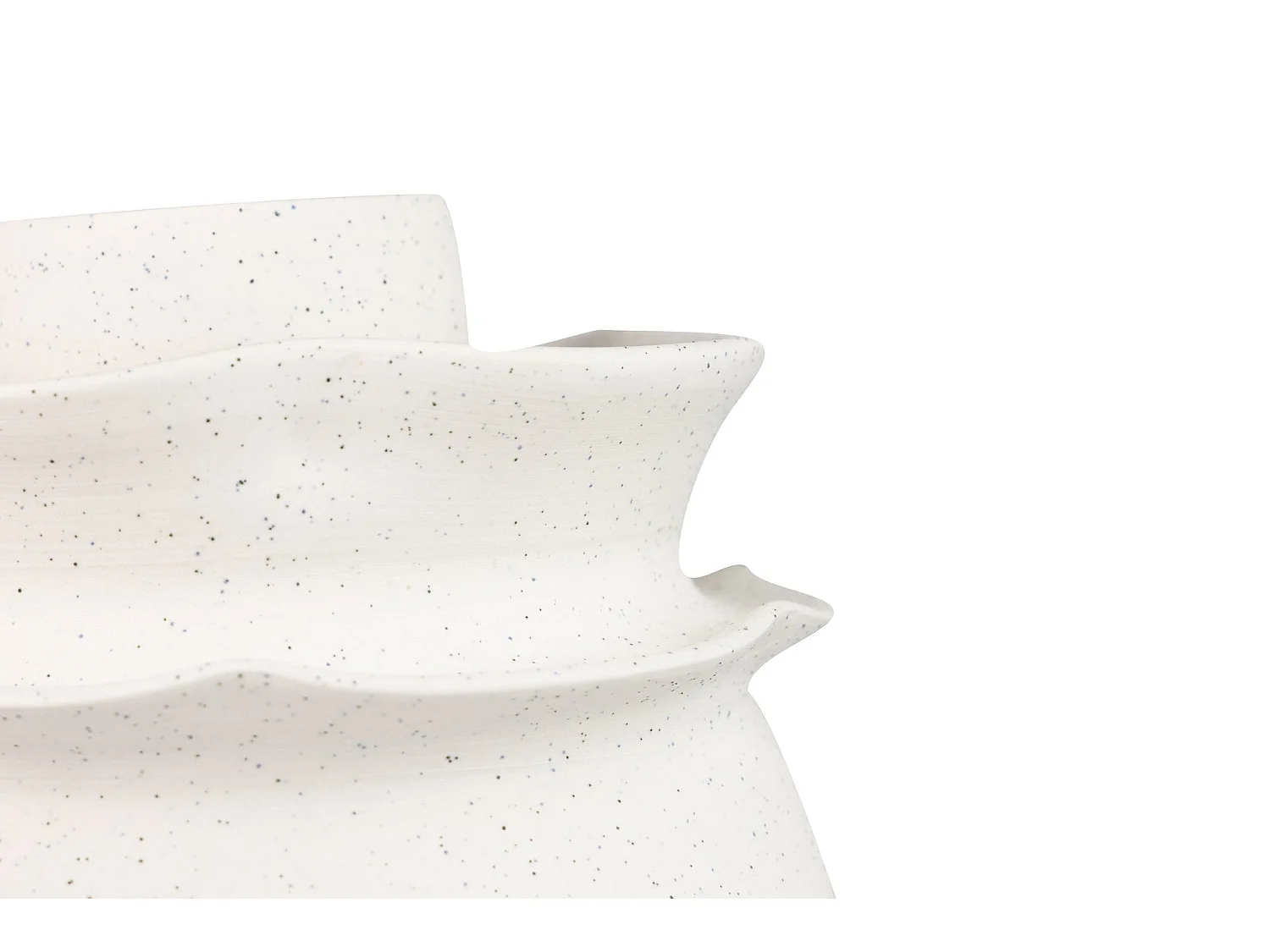 Florero Ceramica Beige Izmir 21x21x35 Cm