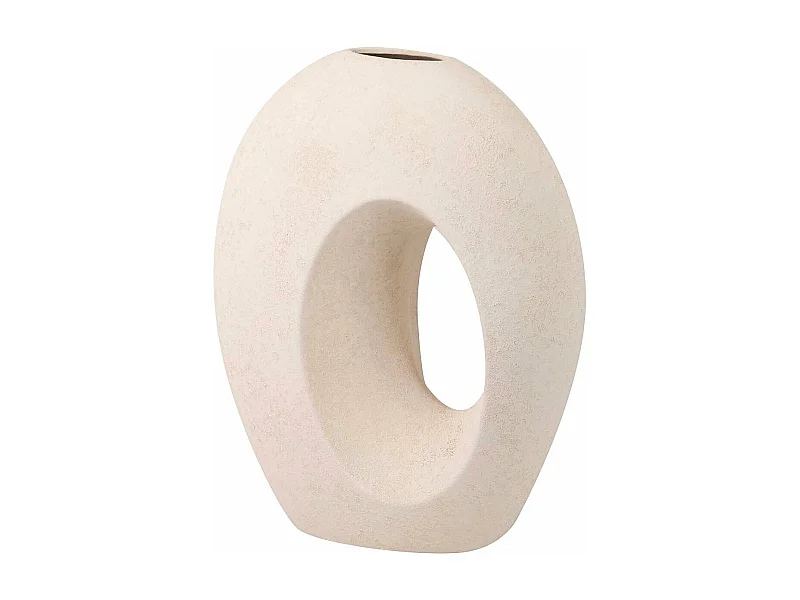 Florero Ceramica Blanco 29x16x35 Cm