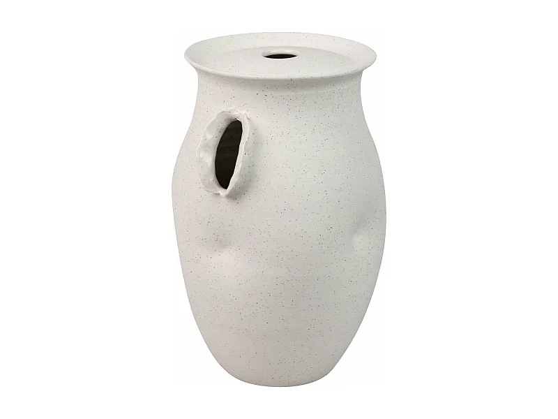 Florero Ceramica Beige Izmir 20x20x33 Cm